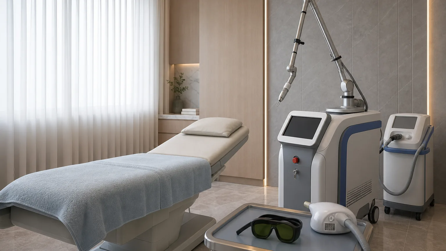 Laser tattoo removal treatment suite at DrPlus Singapore