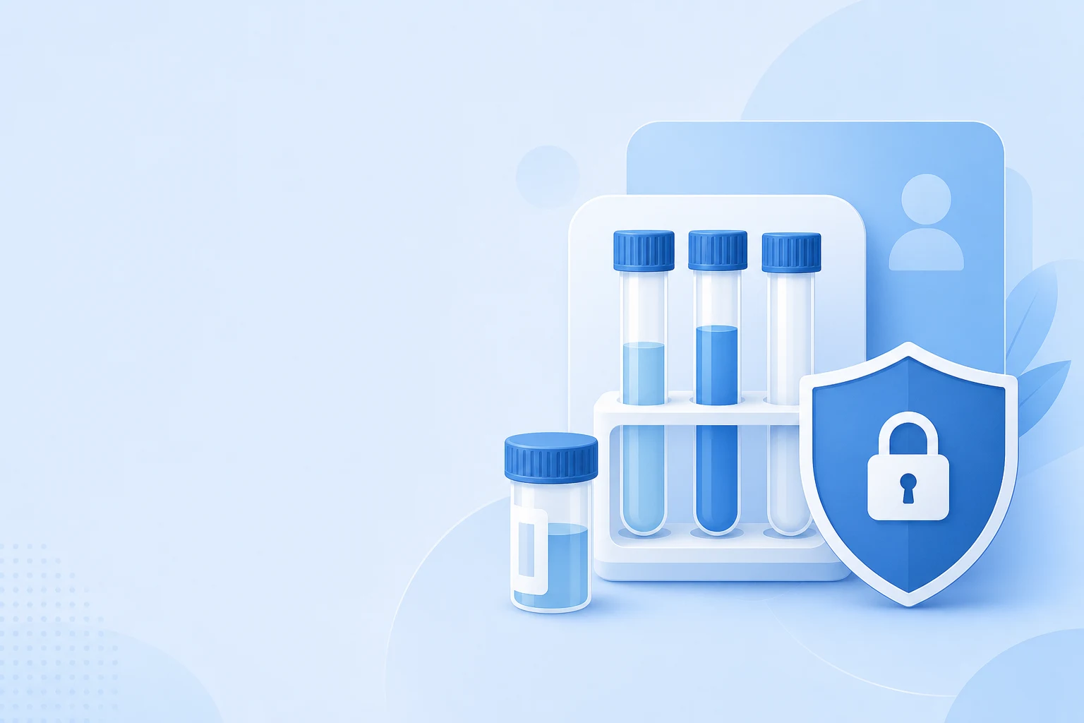 Discreet, confidential men's health testing in a clinical setting