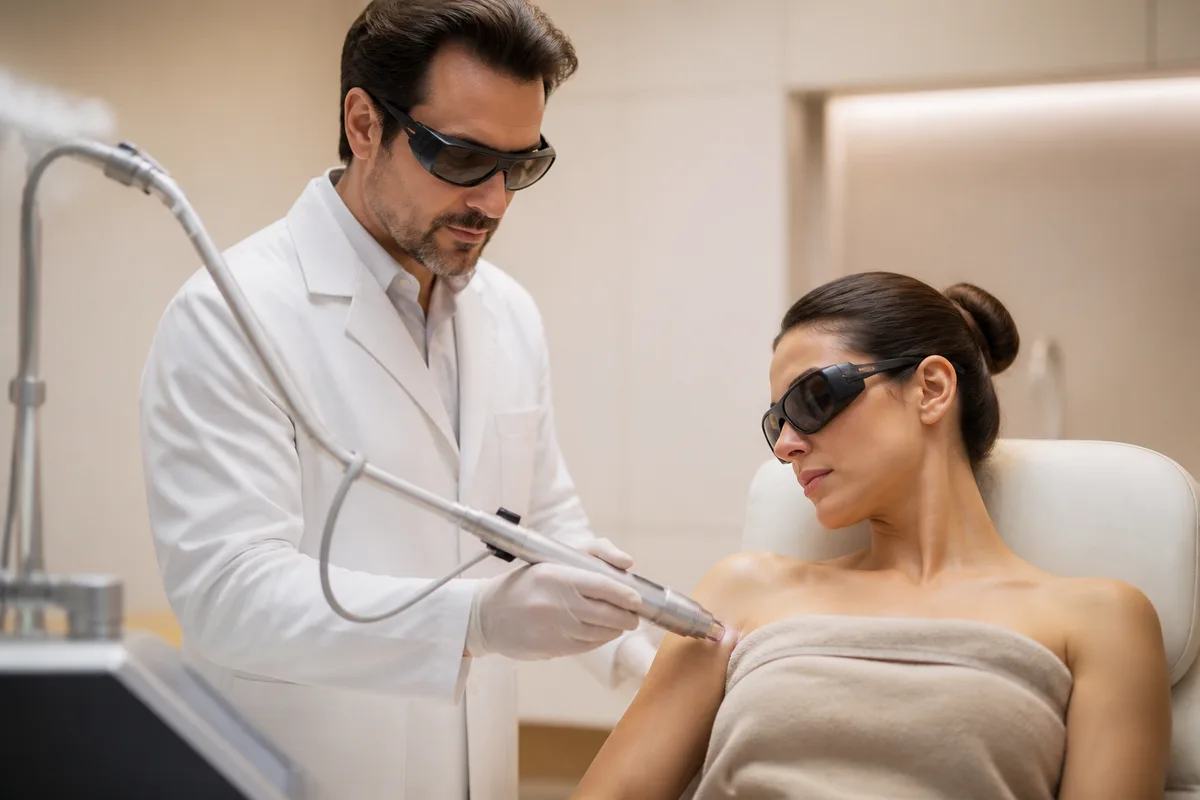 Laser treatment used alongside keloid injections at DrPlus