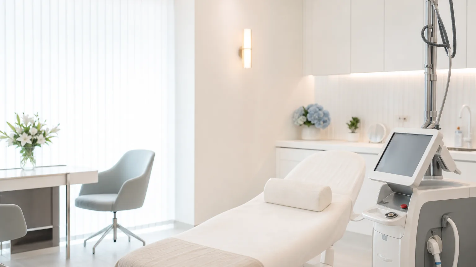 Doctor-led skin procedures clinic environment at DrPlus