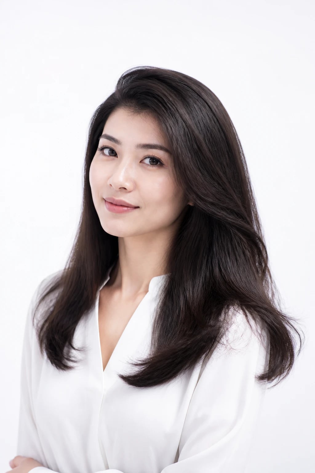 Woman with healthy hair density — the aim of diagnosis-led female hair loss care at DrPlus Singapore
